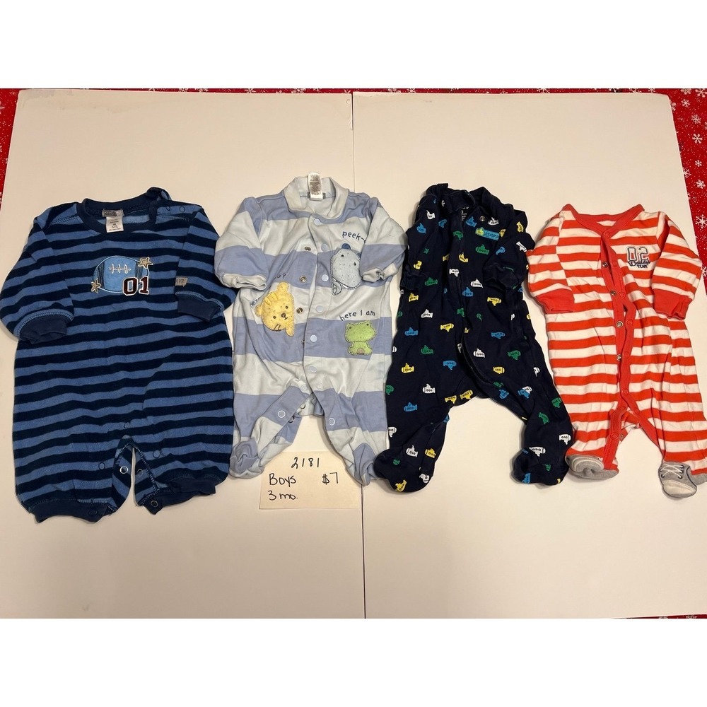 Boys 3 month sleepers (2181)